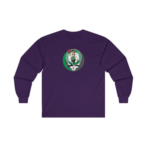 Boston Celtics Grateful Dead Long Sleeve Tee StealieShop