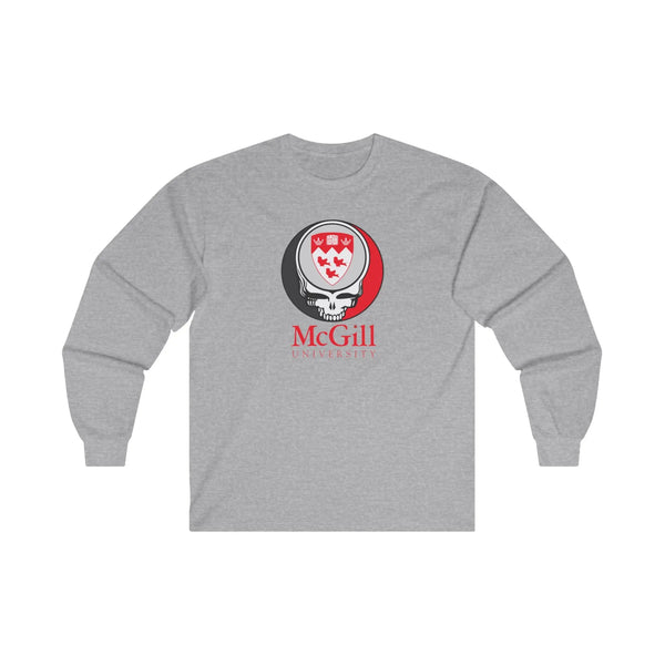 McGill University Grateful Dead Long Sleeve Tee StealieShop