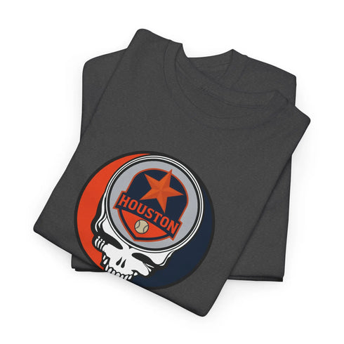 Grateful Dead - Houston Astros Grateful Dead Steal Your Face T-Shirt - MLB - Athletics - St Louis - StealieShop