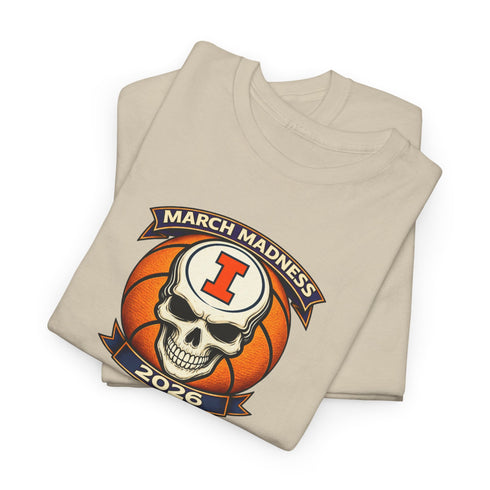 Illinois March Madness 2026 Basketball Stealie T-shirt