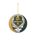 Green Bay Football Stealie Christmas Ornament - StealieShop