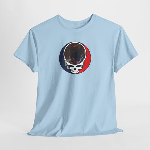 Custom Dog Stealie Unisex Grateful Dead T-Shirt (117)