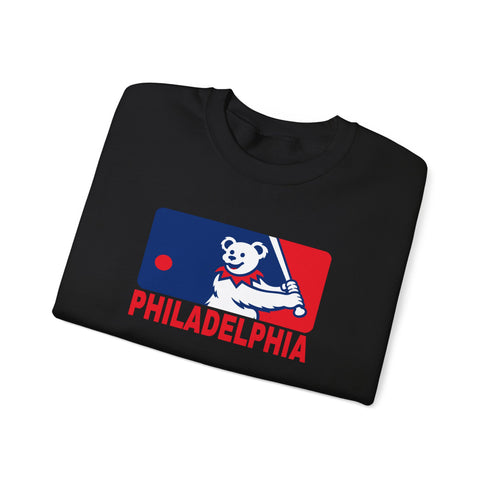 Philadelphia Phillies Dancing bear MLB Logo Stealie Crewneck Sweatshirt