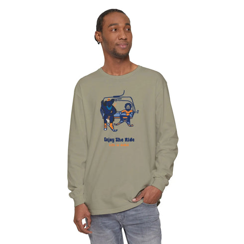 Grateful Dead - Enjoy The Ride Vineyard Collection Garment-dyed Long Sleeve T-Shirt - StealieShop