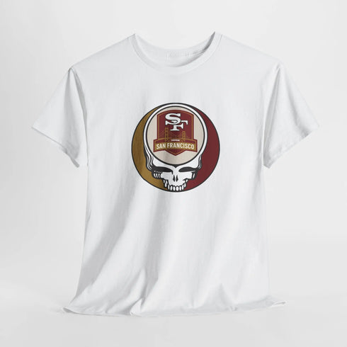 Grateful Dead - San Francisco 49ers Grateful Dead Steal Your Face T-Shirt - NFL - StealieShop