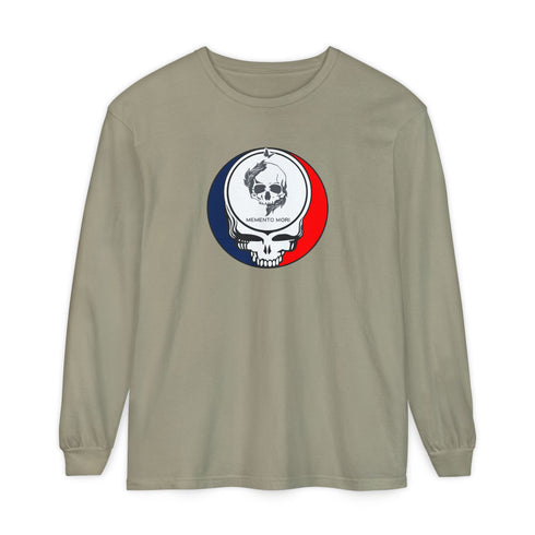 MEMENTO MORI Garment-Dyed Long Sleeve T-Shirt