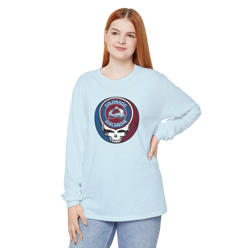 Colorado Avalanche Vineyard Collection Unisex Garment-Dyed Long Sleeve T-Shirt