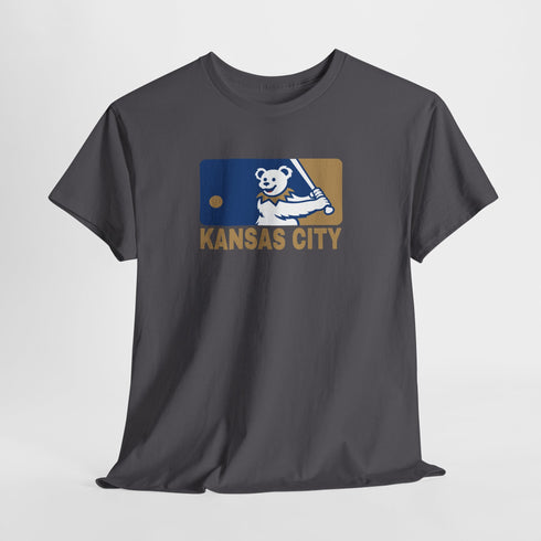 Kansas City Royals Dancing Bear MLB Logo Unisex Grateful Dead T-Shirt
