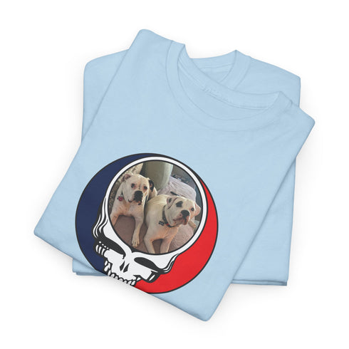 Custom Dog Stealie Unisex Grateful Dead T-Shirt (97)