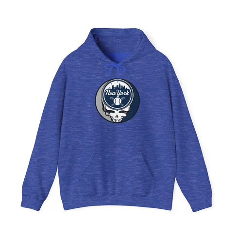 Grateful Dead - Yankees Classic Stealie Unisex Heavy Blend Hoodie - MLB - StealieShop