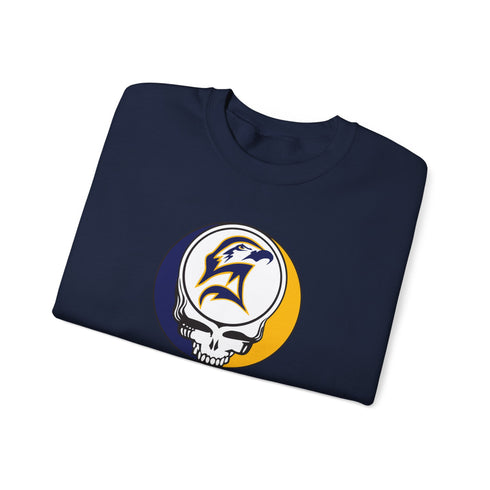 Custom Seahawk Stealie Crewneck Sweatshirt