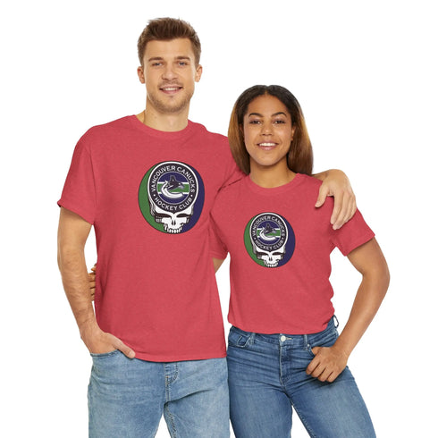 Vancouver Canucks Grateful Dead Steal Your Face T-Shirt Printify