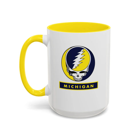 Grateful Dead - Michigan Stealie Coffee Mug - StealieShop