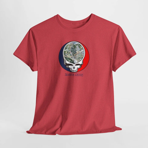 Beaver Creek Trail Map Stealie Grateful Dead T-Shirt