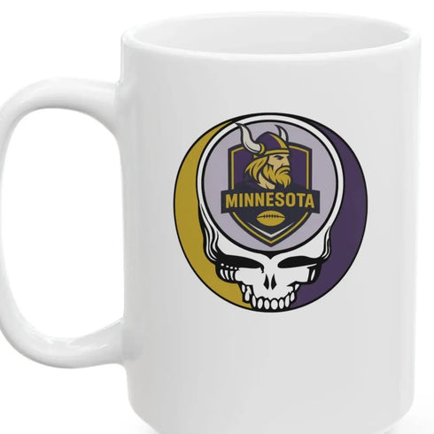 Grateful Dead - The Gridiron Collection: Minnesota Edition Stealie Ceramic Mug - StealieShop