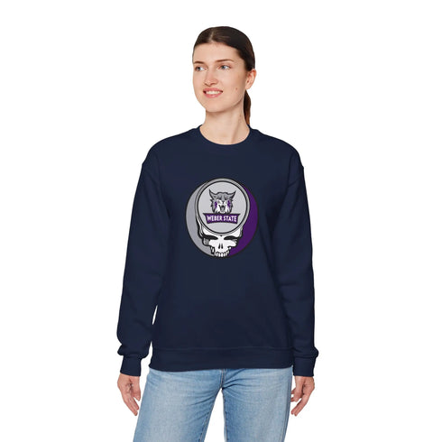 Grateful Dead - Weber State University Stealie Crewneck Sweatshirt - StealieShop