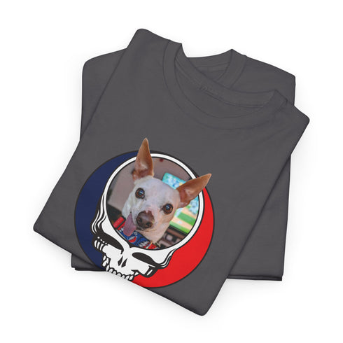 Custom Dog Stealie Unisex Grateful Dead T-Shirt (107)