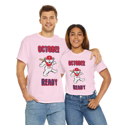 Philadelphia Phillies Playoffs - October Ready Grateful Dead Tshirt - MLB - StealieShop