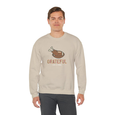 Life is dead. Turkey Day Unisex Crewneck Sweatshirt - Thanksgiving