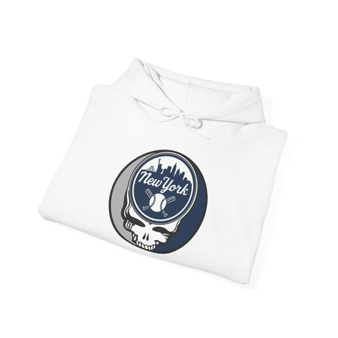 Grateful Dead - Yankees Classic Stealie Unisex Heavy Blend Hoodie - MLB - StealieShop