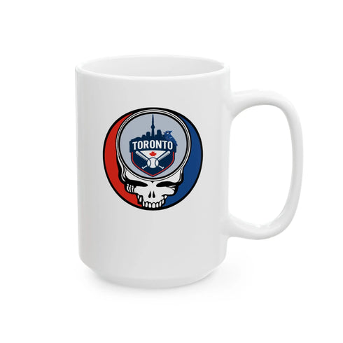 Grateful Dead - Toronto Blue Jays Stealie Ceramic Mug - MLB - StealieShop
