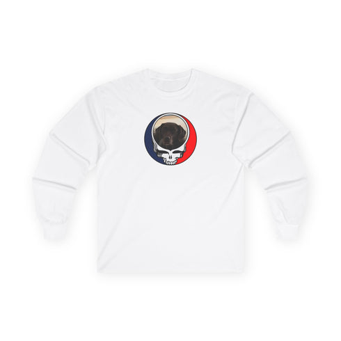 Custom Dog Stealie Grateful Dead Long Sleeve Tee (74)