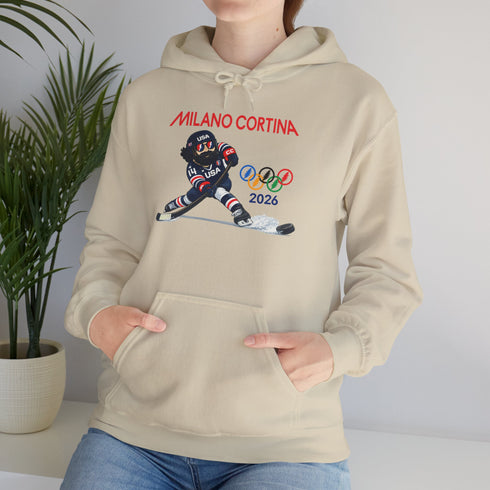 'Slapshot Jerry' 2026 Milano Cortina Olympics Unisex Heavy Blend Hoodie