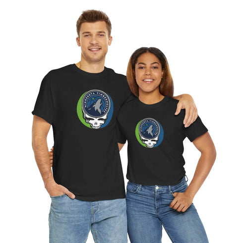 Grateful Dead - Minnesota Timberwolves Grateful Dead Steal Your Face T-Shirt - NBA - StealieShop