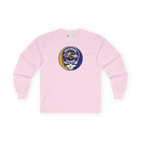 Baltimore Ravens Grateful Dead Long Sleeve Tee Printify