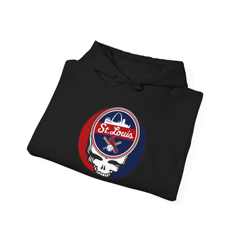 Grateful Dead - St. Louis Baseball Grateful Dead Unisex Heavy Blend Hoodie - MLB - StealieShop