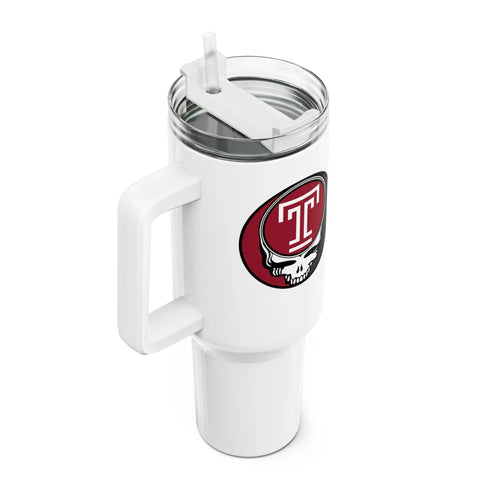 Grateful Dead - Temple University Stealie "Fat Man" Tumbler, Double Insulated 40oz Travel Mug - StealieShop