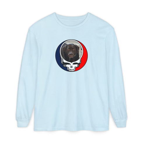 Custom Dog Garment-Dyed Long Sleeve T-Shirt (72)