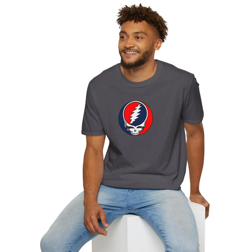 Classic Grateful Dead Steal Your Face Tee Printify