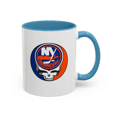 New York Islanders Grateful Dead Stealie Coffee Mug (11oz or 15oz) - StealieShop