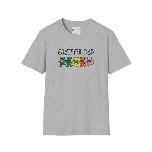 Grateful Dead - Grateful Dad Dancing Bears Grateful Dead T-Shirt - StealieShop