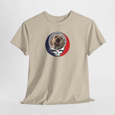 Custom Dog Stealie Unisex Grateful Dead T-Shirt (125)