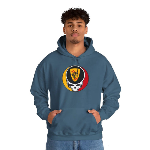 New Mexico Military Institute Grateful Dead Steal Your Face Unisex Hoodie StealieShop
