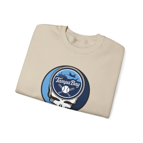 Grateful Dead - Tampa Bay Rays Stealie Grateful Dead Crewneck Sweatshirt - MLB - StealieShop