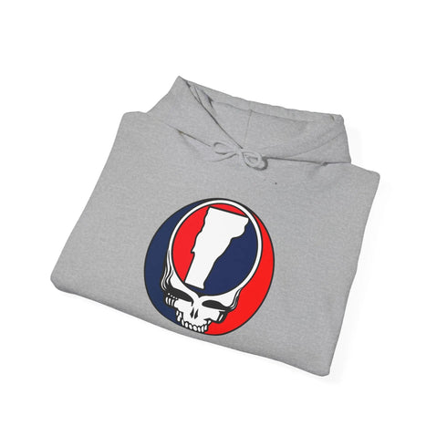 Vermont Map Stealie Grateful Dead Hoodie
