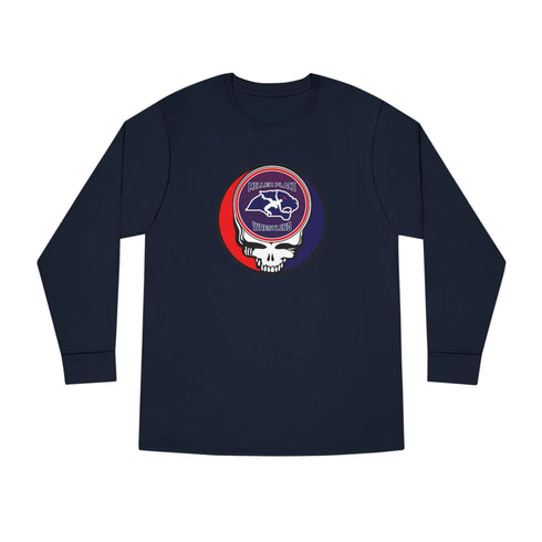 Grateful Dead - Miller Place Wrestling Stealie Long Sleeve Crewneck Tee - StealieShop