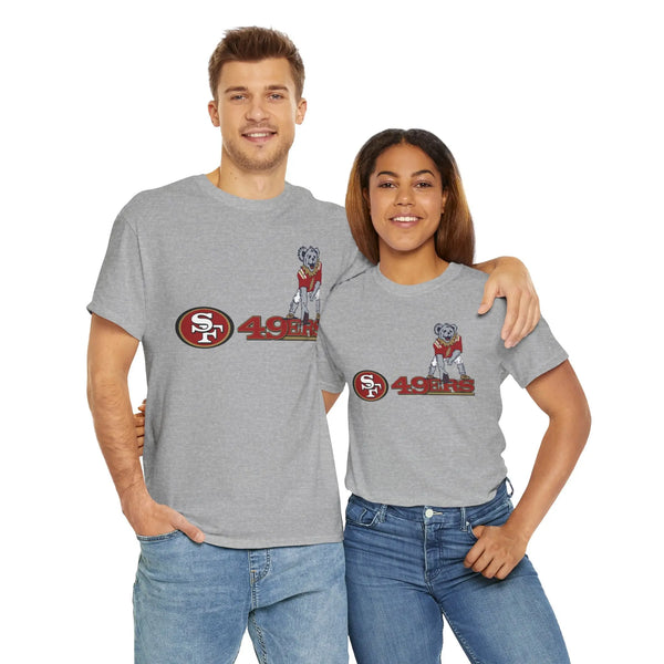 San Francisco 49ers Dancing Bear Grateful Dead T-Shirt - NFL - StealieShop