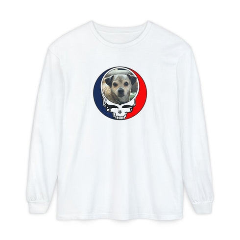 Custom Dog Garment-Dyed Long Sleeve T-Shirt (47)
