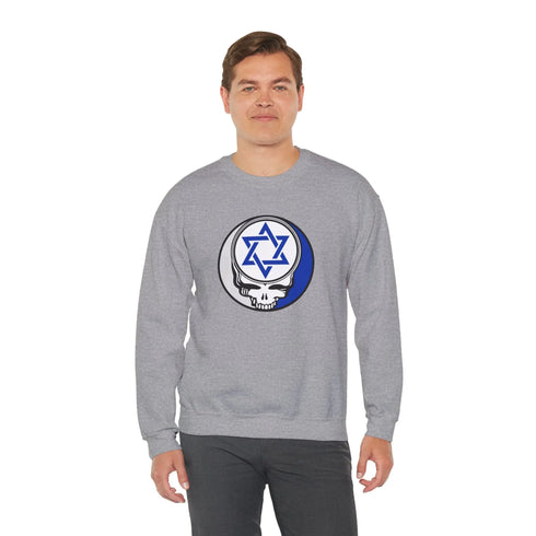 Grateful Dead - Star of David Stealie Crewneck Sweatshirt - StealieShop