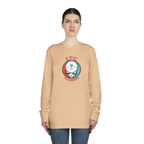 Grateful Dead - Epic Excursions Stealie Long Sleeve Crewneck Tee - StealieShop