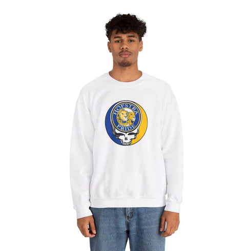 Hofstra University Grateful Dead Stealie Crewneck Sweatshirt Printify