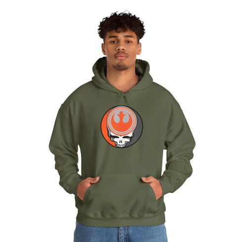 Grateful Dead - Star Wars Rebel Alliance Grateful Dead Unisex Heavy Blend Hoodie - StealieShop