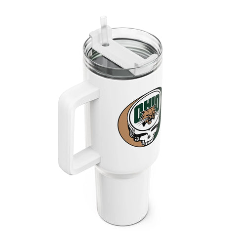 Grateful Dead - Ohio University Stealie "Fat Man" Tumbler, Double Insulated 40oz Travel Mug - StealieShop