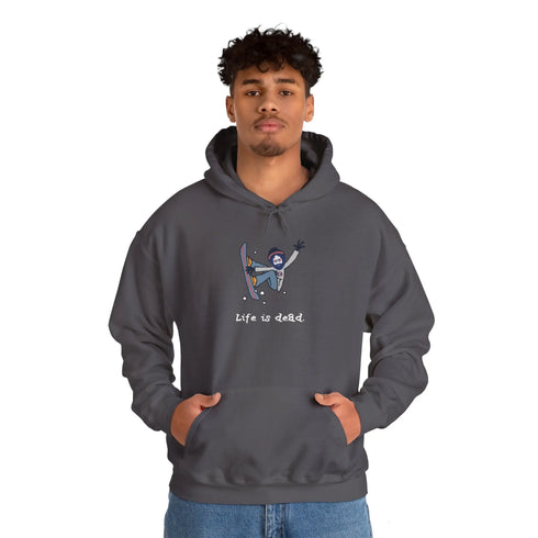 Snowboarding Jerry Grateful Dead Unisex Hoodie - StealieShop