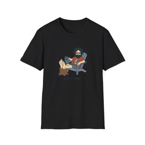 Grateful Dead - Chillin' Jerry - Life is dead. Grateful Dead T-Shirt - StealieShop