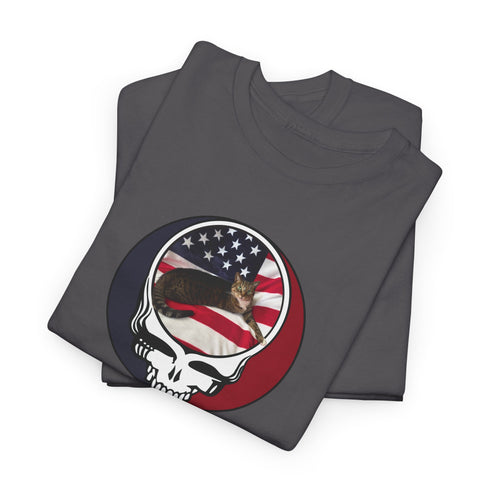 Custom Cat Stealie Grateful Dead T-Shirt (24)